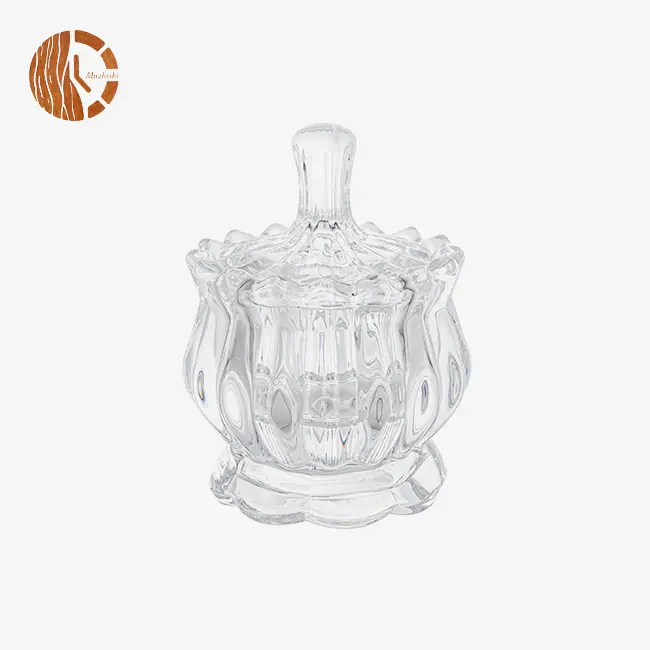 Glass Candy Bowl Jar With Lid